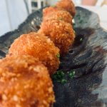 Tapa de croquetas de jamón